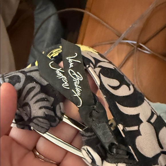 Baroque Floral Crossbody Bag - Black & Yellow - Vera Bradley Moms Day Out - Picture 2 of 3